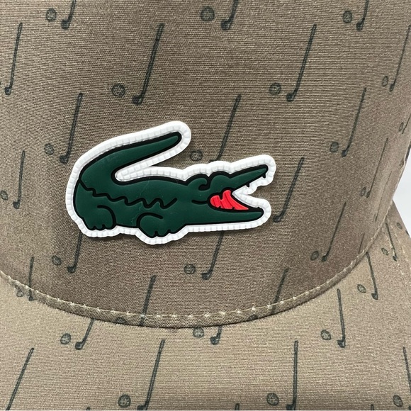 Lacoste Trucker Hat Gray Black Mesh Snapback Cap Crocodile Logo NEW - Picture 3 of 10